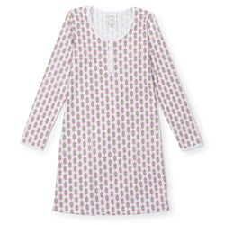 Ann Women's Longsleeve Nightgown - Hearts in Bloom
