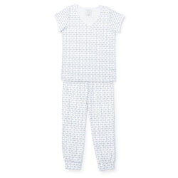 Melanie Women's Pajama Jogger Pant Set - Holiday Truck