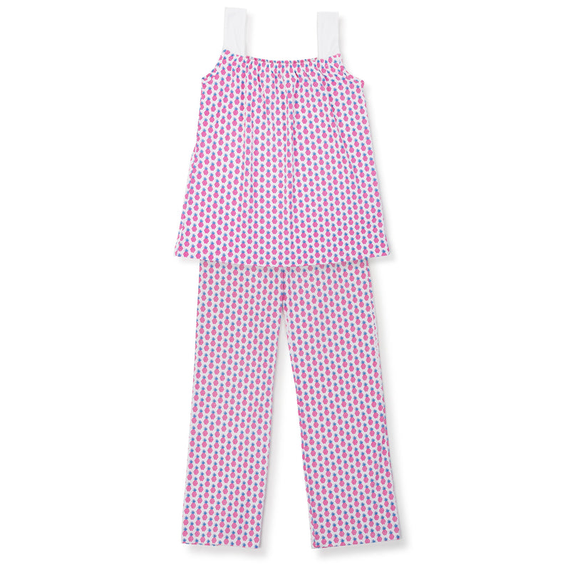 Pennie Women's Pajama Pant Set - Pink Pineapple