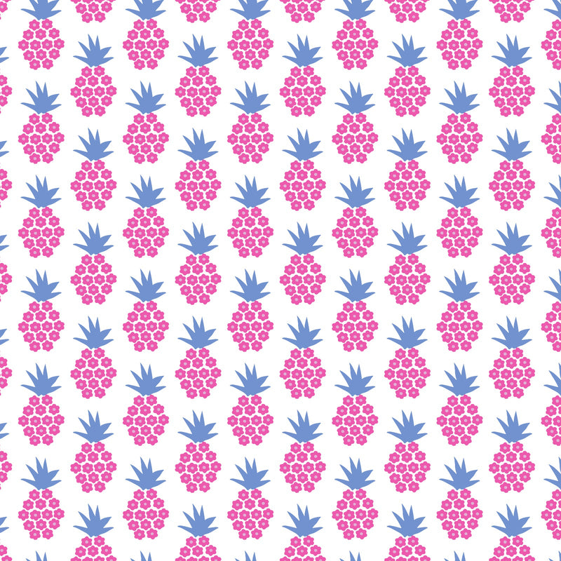 Maggie Girls' Tiered Pima Cotton Skirt - Pink Pineapple